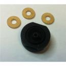 Silicone holder for residual solder container, incl. 3 fine sinter filter discs