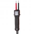 Voltage and continuity tester with voltage up to 1000V measurement and phase sequence indication