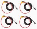 Flexible and thin 6000 A AC Current Clamp Set, 4-pack (430 Series)