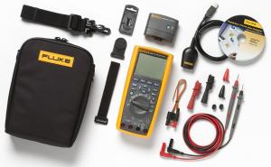 4.5 digit True RMS Industrial Logging Multimeter with TrendCapture and FlukeView® Forms Software Combo Kit with ir3000 FC Connector 