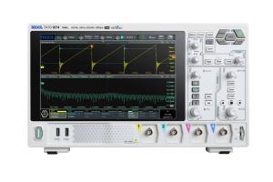 70 MHz Digital Oscilloscope, 4 channels, 2 GSa/s, 50Mpts Memory Depth (100 Mpts optional), 12-bit vertical resolution, 1,500,000 wfms/s waveform capture rate, 10.1'' 1280*800 HD touch display 