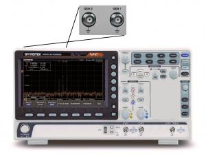 100MHz, 2-channel, Digital Storage Oscilloscope, 500MHz spectrum analyzer and dual channel 25MHz AFG generator 