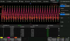 Power analysis Software for the SDS2000X HD Oscilloscopes 