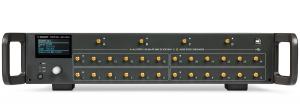 2 input and 24 output ports, 9 kHz~9 GHz RF matrix switch with 3.5(f) connectors and USB, LAN, Direct Control interfaces 