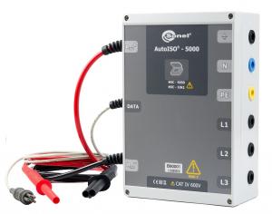 Automatinio daugiagyslių kabelių izoliacijos varžos prie 5kV įtampos matavimo su MIC-10k1 ir MIC-5050 adapteris AUTO-ISO-5000 