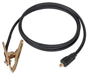 Test lead 6 m black current I2 (200A), crocodile clip -special plug  