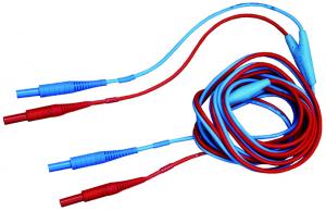 6 m (10 A / 25 A) dvigyslis U2/I2 testavimo kabelis grandinės fazė - nulis varžos matuokliams 