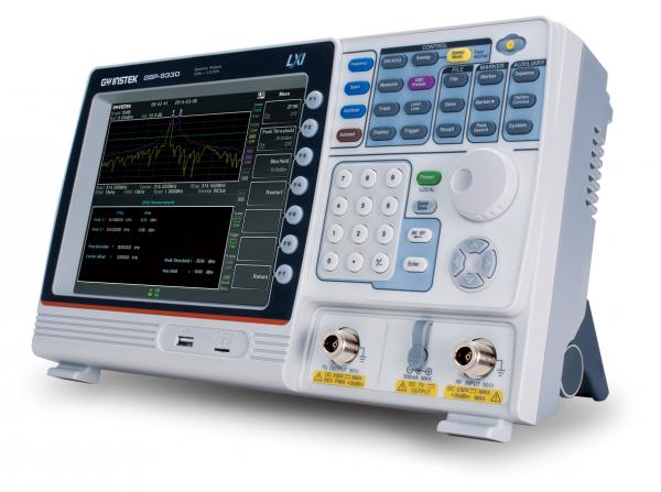 9kHz - 3,25GHz Spectrum Analyzer with Tracking Generator, Spectrogram and Topographic Display Modes 