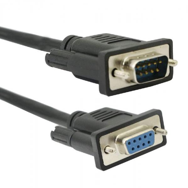RS232 CABLE 9M-9F ,9P ,2M ,RoHS 