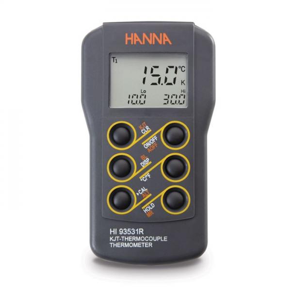0.1° Resolution K-Type Thermocouple Thermometer with RS232 Output 