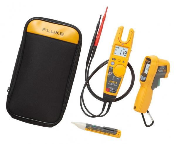 Fluke T6-600 with 62MAX+ IR Temperature meter, 1AC Voltage detector and C60 softcase 