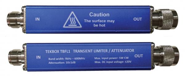 10dB attenuator - transient limiter 