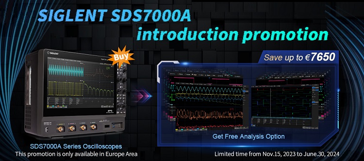Side baneris Siglent SDS7000A-Intro-Promo